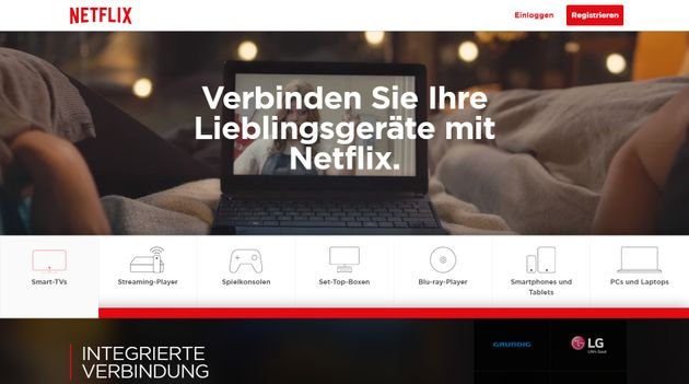 Auf diesen Geräten können Sie Netflix zuhause und unterwegs genießen