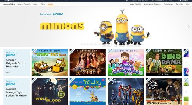 Alles für die Kids - Im Kinderbereich von Amazon Prime Video finden Sie altersgerechte Filme und Serien