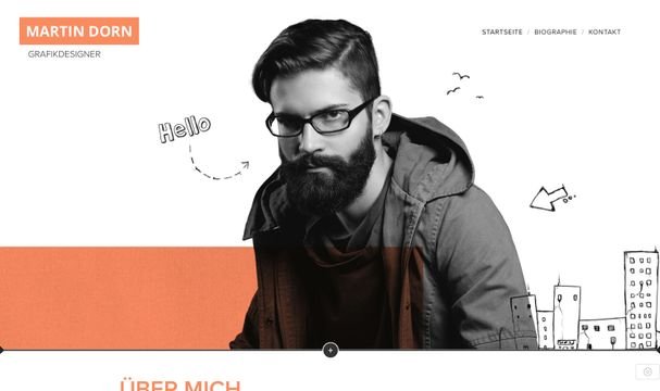 So könnte Ihre Website bei Webnode aussehen