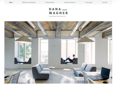 So könnte Ihre Website bei Wix aussehen