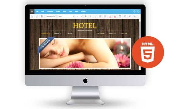 So könnte Ihre Website bei Cabanova aussehen