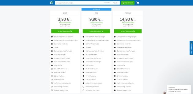 Die Tarifmodelle von Checkdomain im Überblick