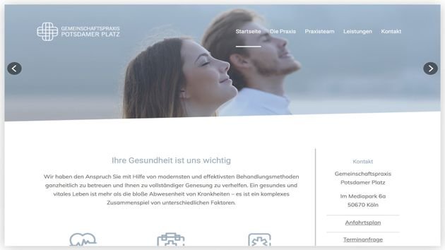 Einfache Usability und ein klares Design steht bei web4business im Mittelpunkt