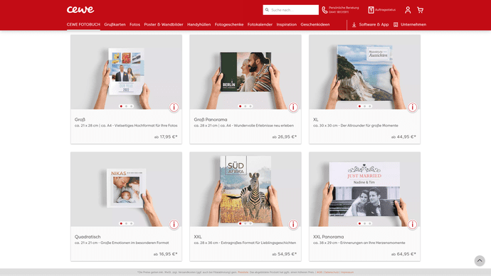 CEWE Fotobuch Kosten 2024 » Aktuelle Preise & Tarife