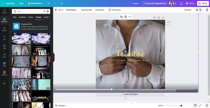 Hauchen Sie Ihrem Logo über Videos und Audio-Clips Leben ein