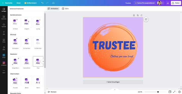 Animieren Sie Ihr Logo, um einen bewegten Eyecatcher in Ihren Online-Auftritten zu platzieren