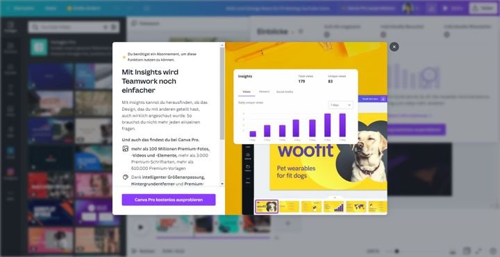 Verfolgen Sie mit Insights die Performance Ihrer Inhalte
