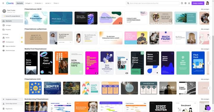 Werten Sie Vorträge und Präsentationen mit schicken Designs auf