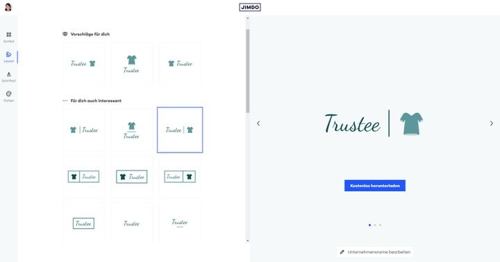 Vorgefertigte Layouts sorgen für einen professionellen Look, lassen aber wenig kreativen Spielraum