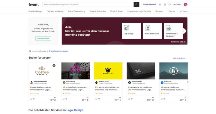 Über Crowd-Design-Plattformen finden Sie weltweit passende Designer:innen für Ihr Projekt