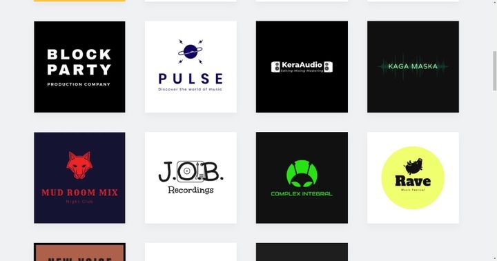 Beispiele für Logos aus dem Bereich Musik