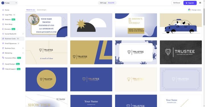 Erstellen Sie eine PDF mit Ihrem individuellen Visitenkarten-Design