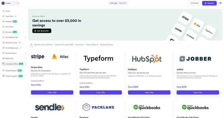 Erweitern Sie Looka mit kostenpflichtigen Integrationen