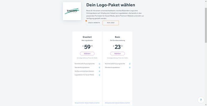 Mit dem Download Ihres Pakets erhalten Sie unterschiedliche Formate Ihres Logos