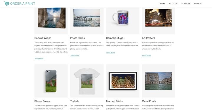 Order a Print bietet als Partner von Wix an, Ihr Logo auf Merchandise zu drucken