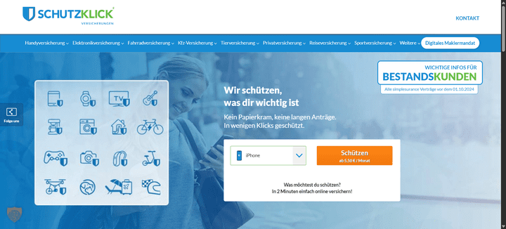 Trotz Specials wie dem Cyberschutz, konnte sich Schutzklick im trusted-Test nicht durchsetzen