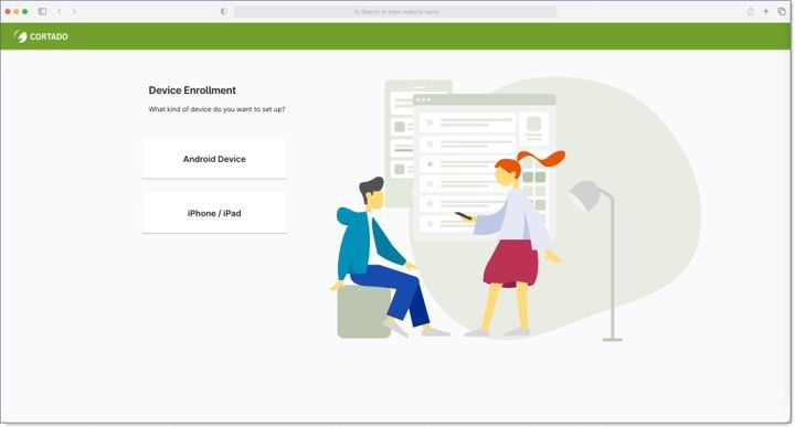 Mit Cortado verwalten Sie mobile Geräte mit iOS- oder Android-Betriebssystem