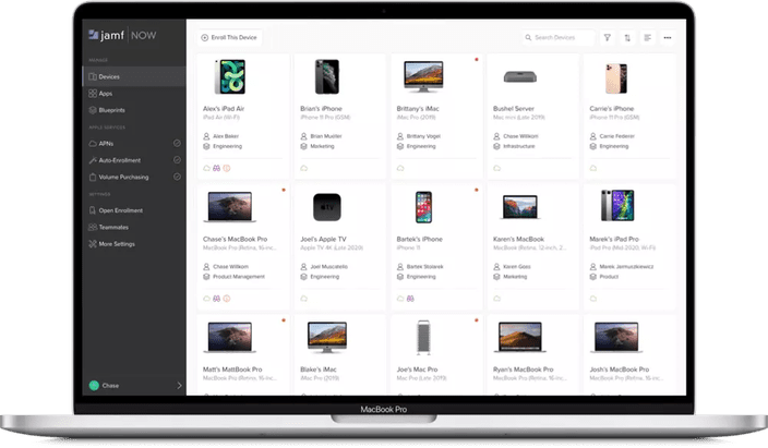 Erstellen Sie ein Inventar über alle in Ihrem Unternehmen eingesetzten Apple-Devices