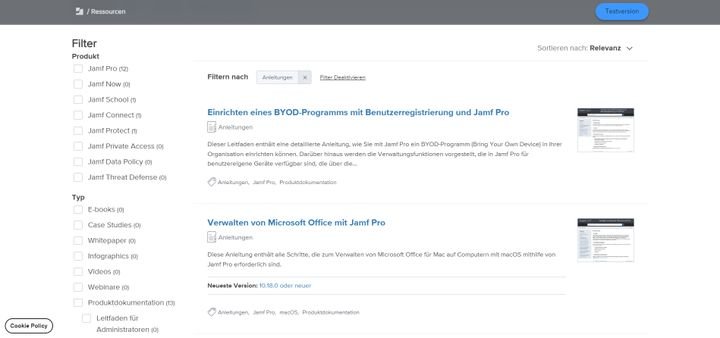 In den Online-Ressourcen finden Sie viele verschiedene Anleitungen für den Start