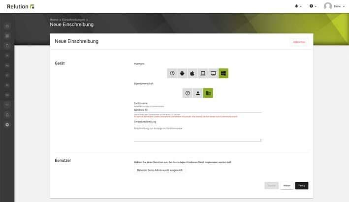 Auch Windows-Computer lassen sich mit Relution managen