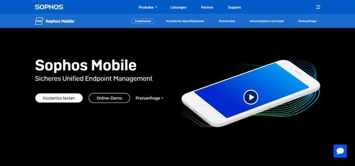 Sophos Mobile bietet eine vollständig ausgestattete MDM- bzw. UEM-Lösung für die Verwaltung Ihrer Geräte und Apps