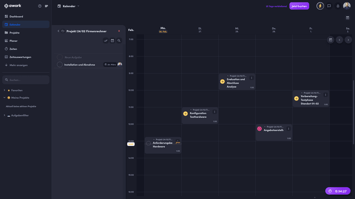 Durch die Verknüpfung der persönlichen Teamkalender mit Meetings, Terminen und Urlauben erkennen Sie Planungsengpässe und umschiffen sie effektiv