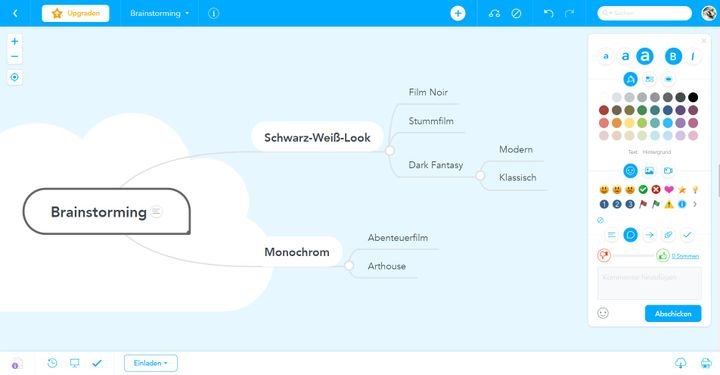 Als User von MeisterTask Basic können Sie mit den gleichen Logindaten MindMeister Basic nutzen