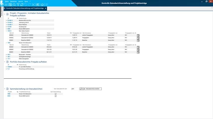 Schreiben Sie aussagekräftige Statusberichte und überprüfen Sie als Admin deren Freigabe