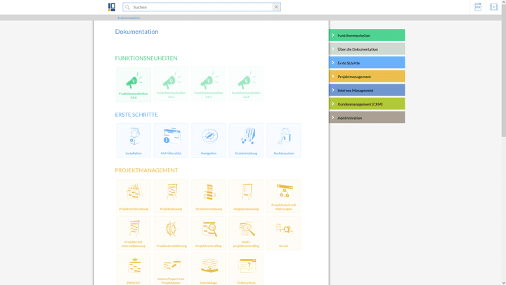 Dank der übersichtlichen und umfassenden Dokumentation von Projektron ist der Einstieg einfacher, als er zunächst scheint