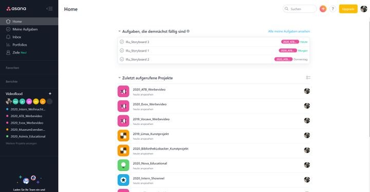 Mithilfe von Asana verwalten Sie die Aufgaben und Projekte kleiner Teams übersichtlich und anschaulich