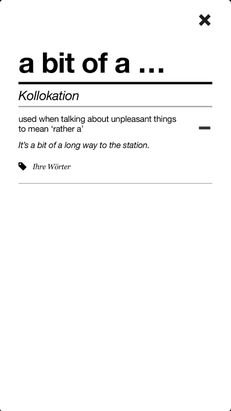 Der Wortschatz-Trainer ist individuell und ihr könnt die Wörter selbst aussuchen