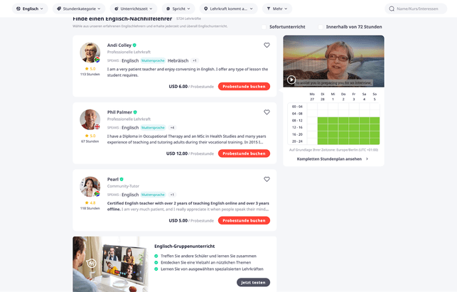 Die Lehrkraft sind das Herzstück von italki