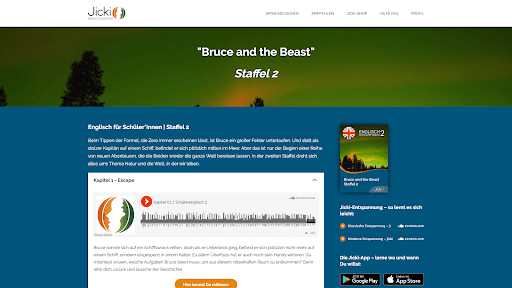 Bisher gibt es Schüler:innen-Kurse nur in englisch und französisch