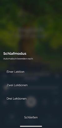 Die Schlaf-Funktion ist äußerst praktisch