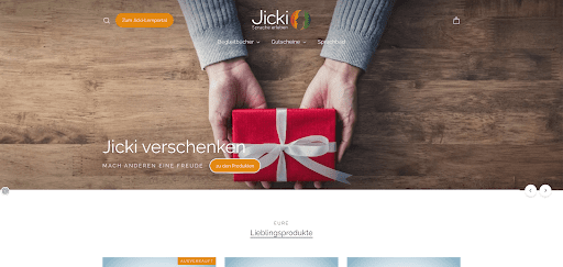 Verschenkt ihr eine Jicki Sprachdusche so geht ein Teil des Erlöses an ein Kinderprojekt