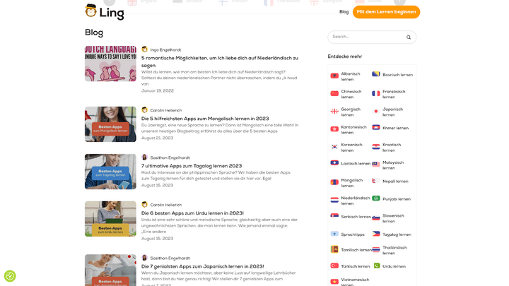 Im Hauseigenen Blog findest du viele weitere spannende Themen