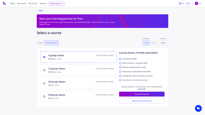 Die Kosten hängen nicht immer nur von der gebuchten Stundenanzahl ab