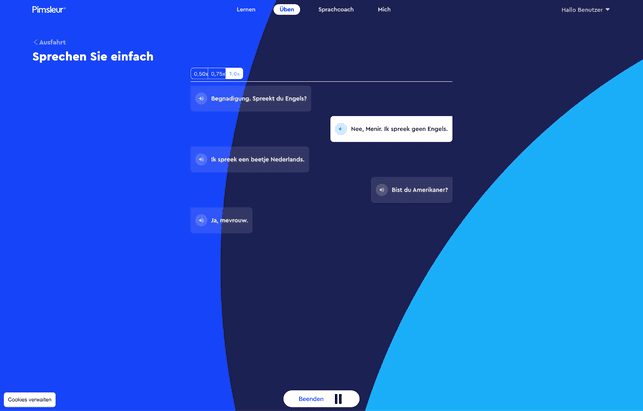 Mit der Zeit werden die Übungen eintönig