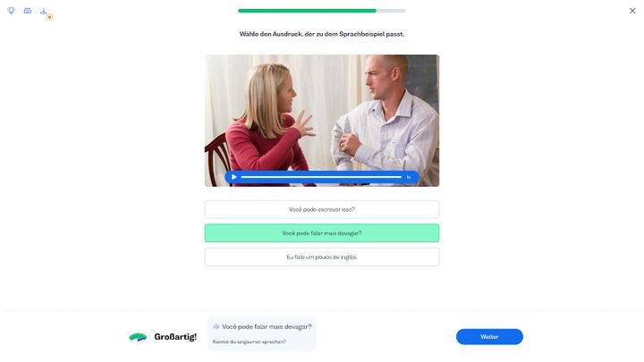 Auch Busuu gibt es als mobile App für Android- und Apple-Geräte