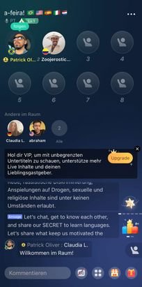 Auch beim Community-lernen könnt ihr auf brasilianische und portugiesische Sprachpartner zurückgreifen