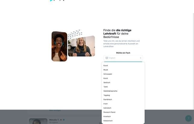 Das gesamte Lernangebot ist sehr umfangreich