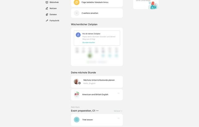 Nach der Stunde ist vor der Stunde - mit eurem persönlichen Lernplan seid ihr gut gerüstet