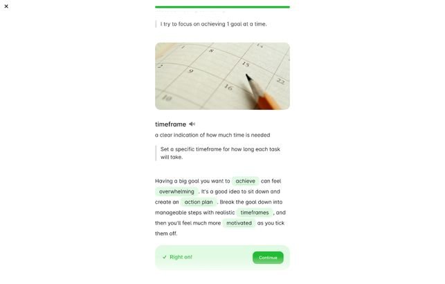 Bei Preply wird auch in den Lernspielen das Niveau gehalten