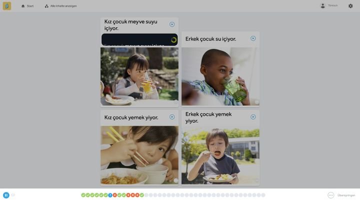 Bei Rosetta Stone könnt ihr in aller Ruhe die richtige Aussprache üben