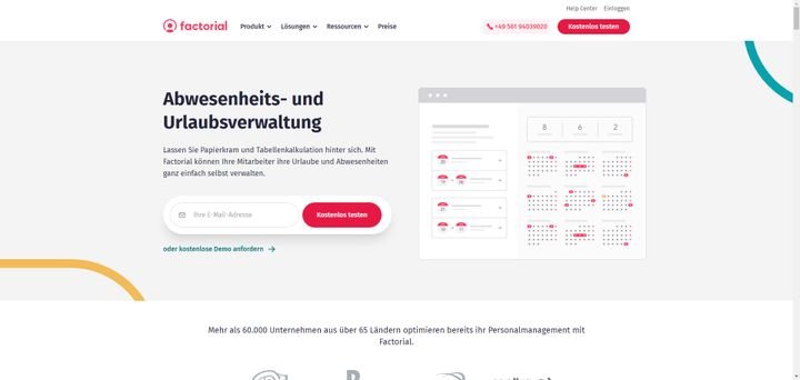 Abwesenheits- und Urlaubsverwaltung von Factorial
