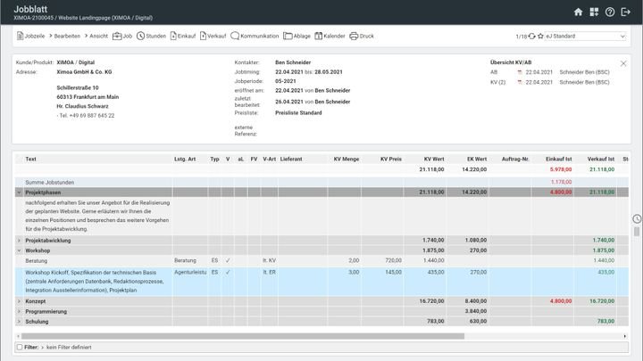 Nutzen Sie ähnliche Jobs, um diese als Vorlagen für neue Projekte zu verwenden