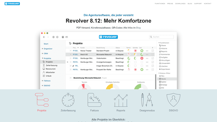 Agentur-Management, wie aus der Pistole geschossen? Ich habe mir Revolver genauer für dich angeschaut!