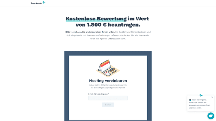 Teamleader berät dich ausführlich und nimmt mit dir eine kostenlose Bedarfsanalyse vor