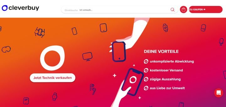 Bei Cleverbuy verkaufen Sie gebrauchte Technik schnell und unkompliziert