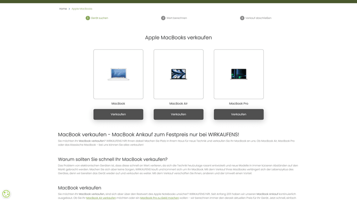 Lücken im Sortiment (wie hier bei Notebook-Herstellern) sorgen dafür, dass Wirkaufens trotz Top-Preisen gelegentlich weiter hinten landet